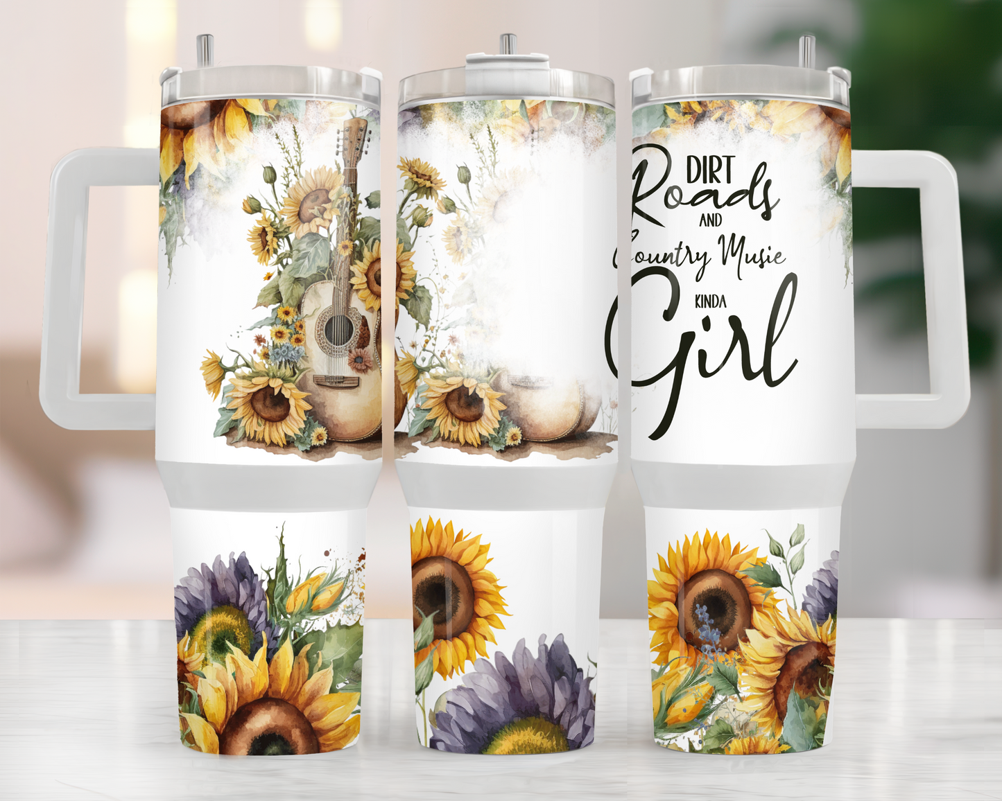 40oz DIRT ROAD AND COUNTY MUSIC KIND OF GIRL TUMBLER