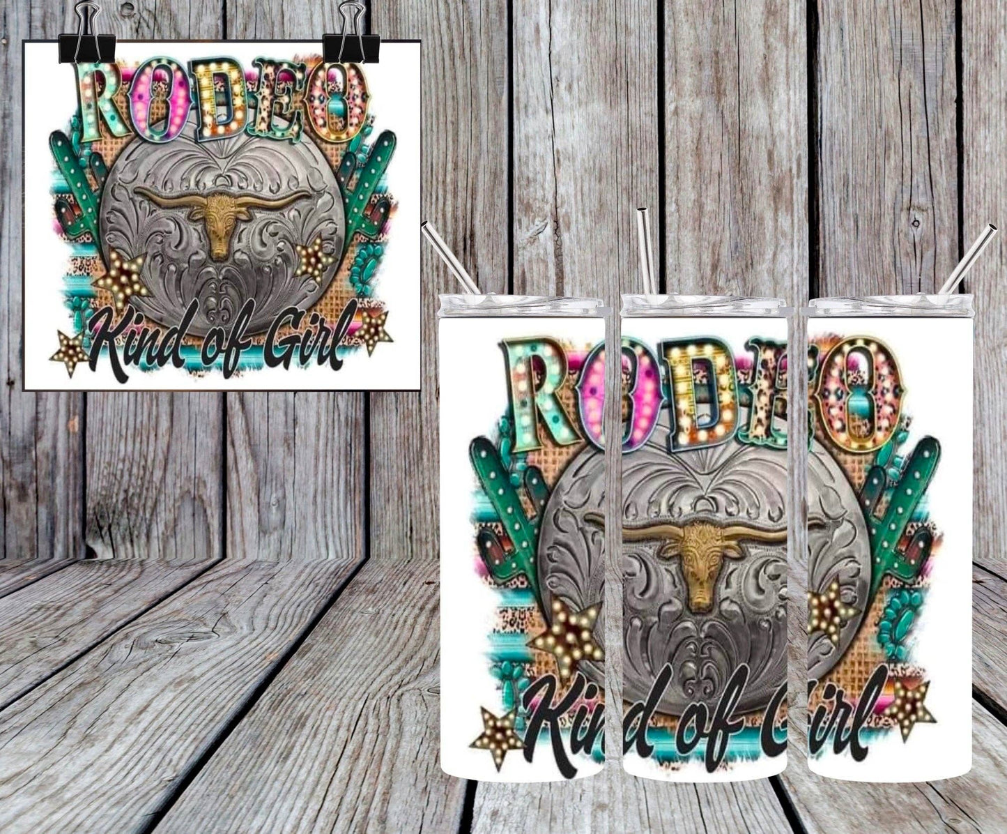 RODEO KIND OF GIRL TUMBLER
