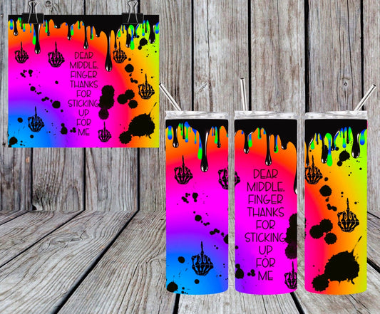 MIDDLE FINGER TUMBLER