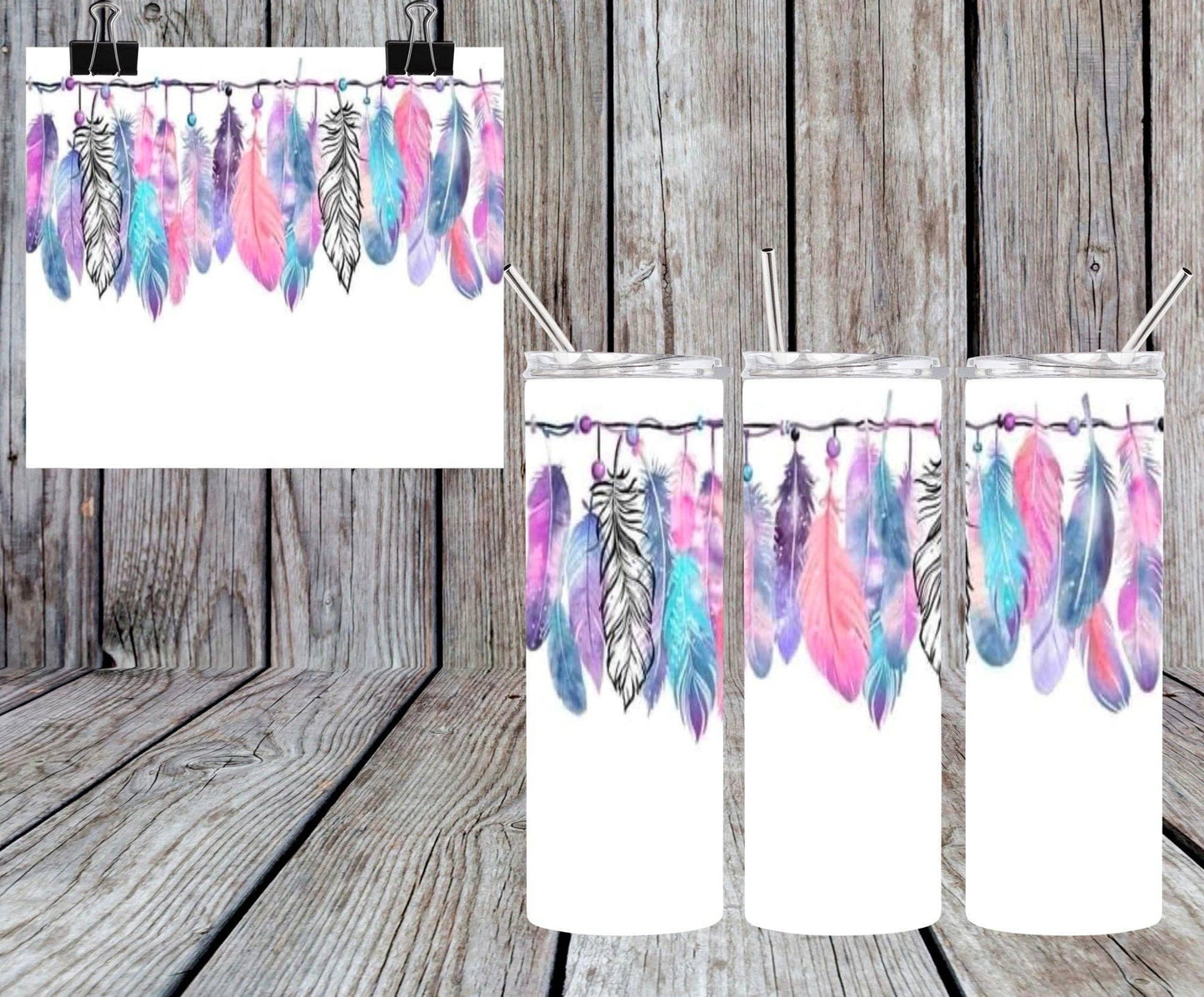 FEATHERS TUMBLER