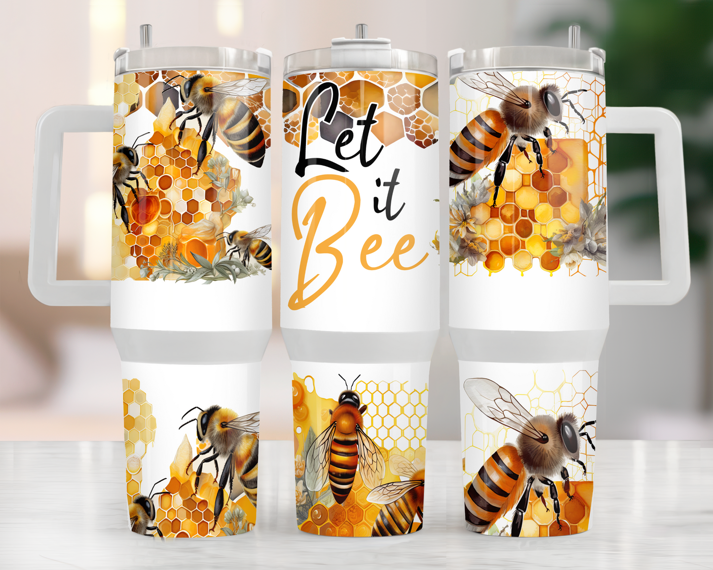 40oz LET IT BEE TUMBLER