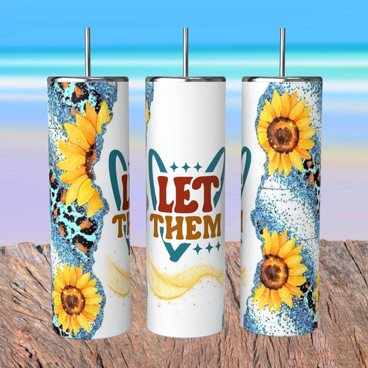 SUNFLOWER LET THEM TUMBLER