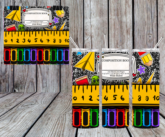 CUSTOM COMPOSITION BOX TUMBLER