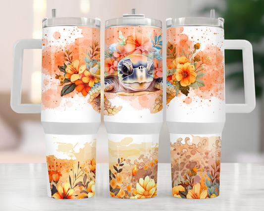 40oz SEA TURTLE TUMBLER