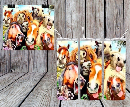 HORSES HORSES HORSES TUMBLER