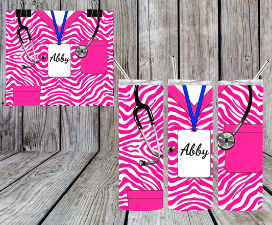 CUSTOM NAME TAG TUMBLER