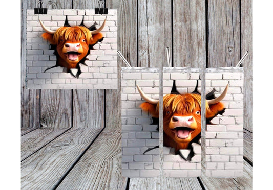 LAUGHING BULL TUMBLER