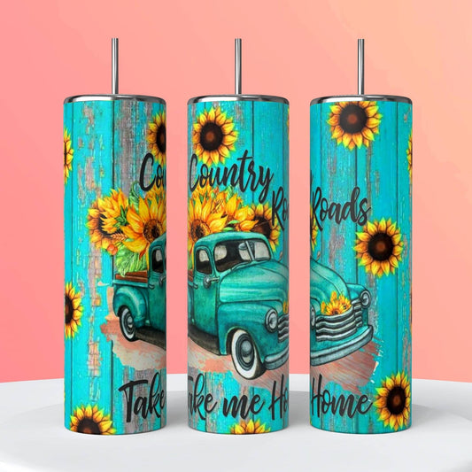COUNTRY ROAD TAKE ME HOME  TUMBLER