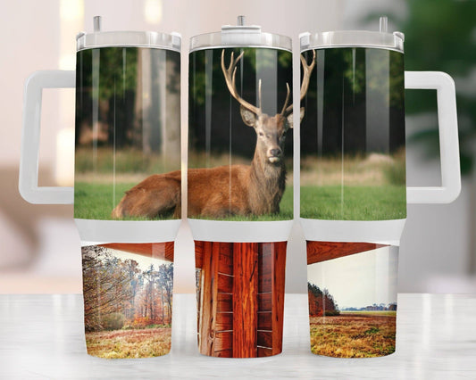 40oz DEER STAND TUMBLER